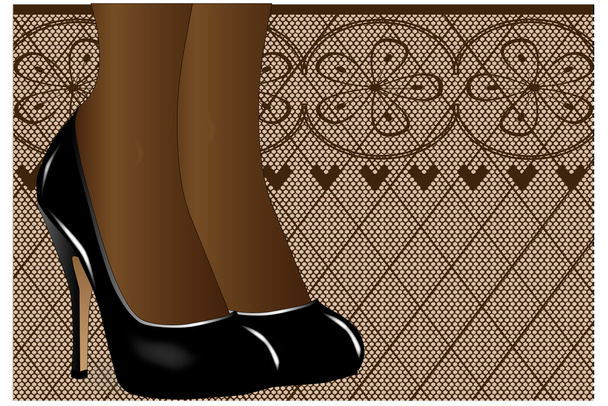 Shoes and Stockings - Vector, Image