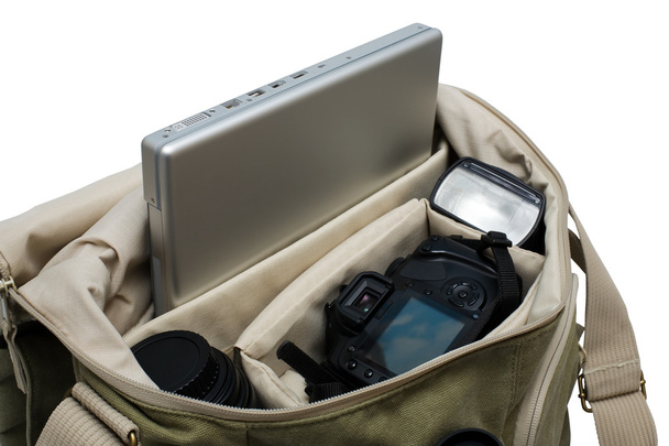 Laptop in a bag - Фото, зображення