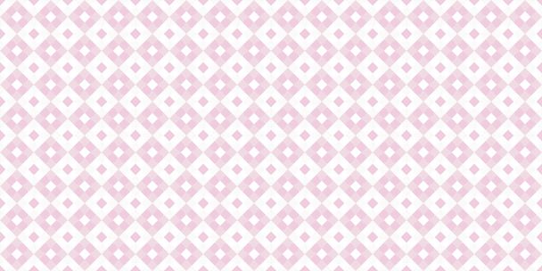Quadrados cor-de-rosa sem costura geométrica repetir fundo padrão. Padrão abstrato. - Vetor, Imagem