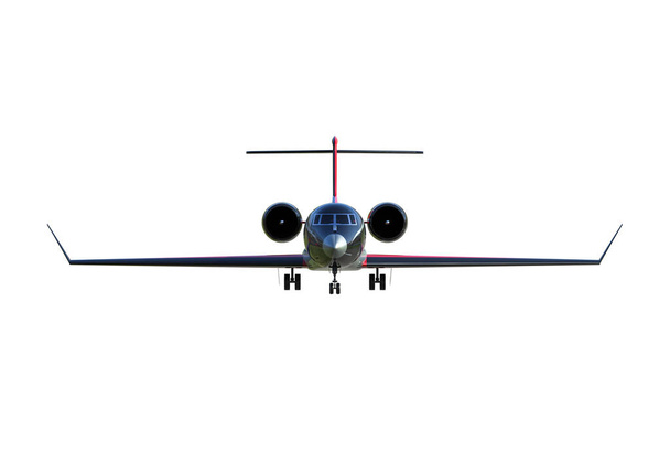 3D render image representing a private jet  - Photo, Image
