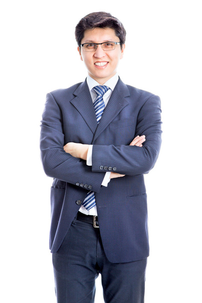 Businessman with crossed hands - Photo, Image
