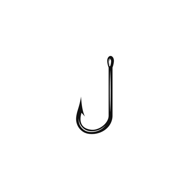 Balık kancası logo vektör çizimi tasarımı  - Vektör, Görsel