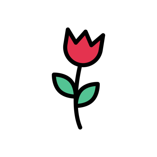 rose  icon for website design and desktop envelopment, development. Premium icon. - Vektör, Görsel