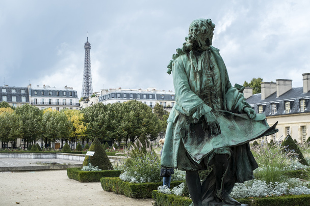 Paris, Frankrijk - 20 oktober: standbeeld van jules hardouin-mansart, ar - Foto, afbeelding