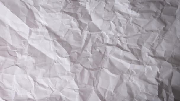 Остановка движения, анимированный скомканный бумажный фон, винтажная текстура петля, медленно - Кадры, видео