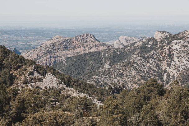 Path to Galera Peak. Teruel province. Spain - Photo, Image