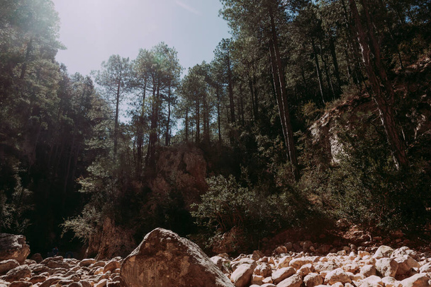 Los Gubies en Parrisal Canyon. Montañas de Los Puertos. Provincia de Teruel - Foto, Imagen