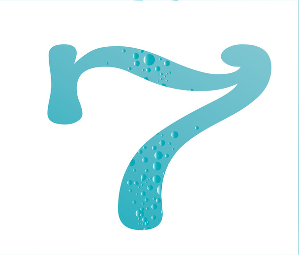 Water Number - Vector, Image