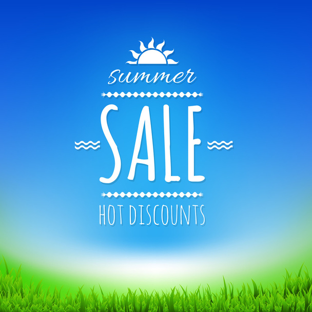 Summer Sale Banner - Vector, imagen