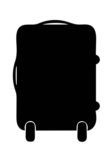 Ilustración del icono de la maleta, maleta de viaje. - Foto, imagen