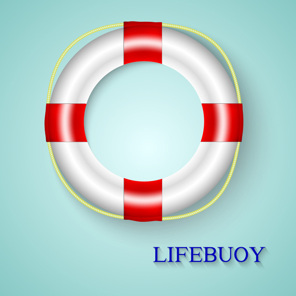 Lifebuoy, vector illustration - Vector, Image