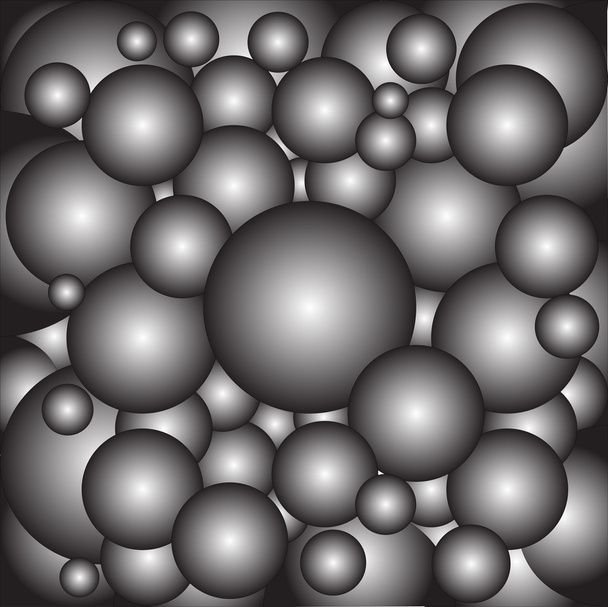 bolas de metal
 - Vector, Imagen