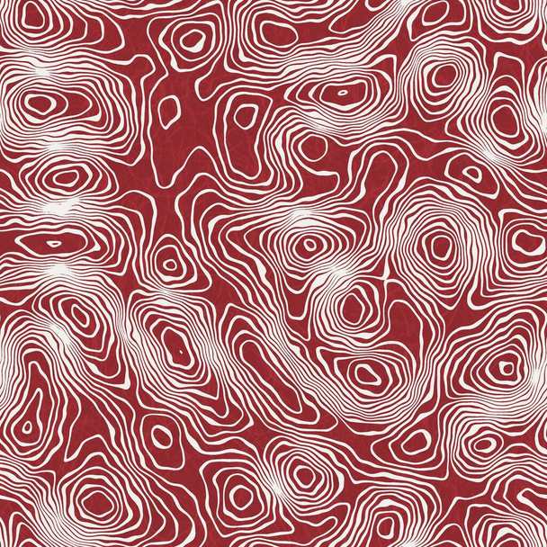 Seamless earth line map organic pattern print - Photo, Image