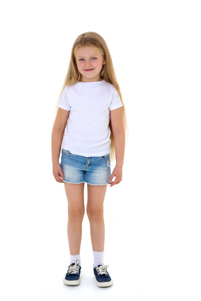 Full length shot of girl in casual clothes - Foto, Imagem