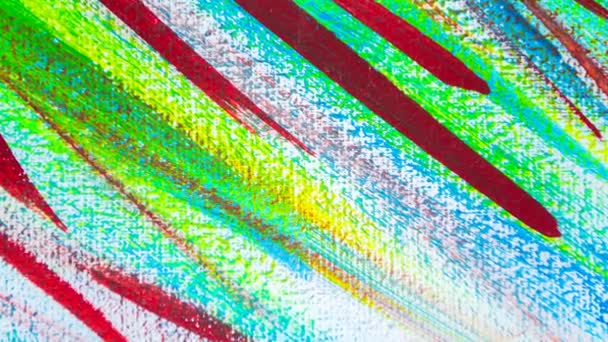 Фон з різних штрихів червоної, жовтої, зеленої та синьої фарби
 - Кадри, відео