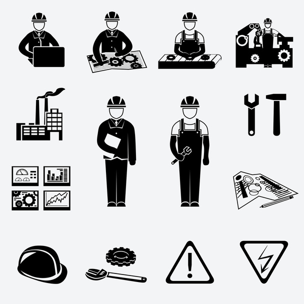 Set icone di ingegneria
 - Vettoriali, immagini