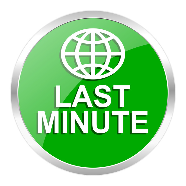 last minute icon - Foto, Bild