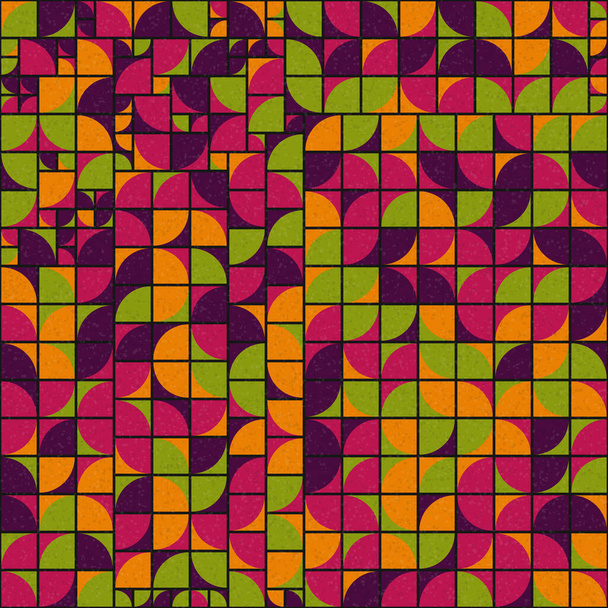 Illustrazione astratta di arte computazionale generativa del modello geometrico - Vettoriali, immagini