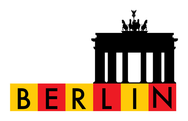 Berlin, Niemcy - Wektor, obraz