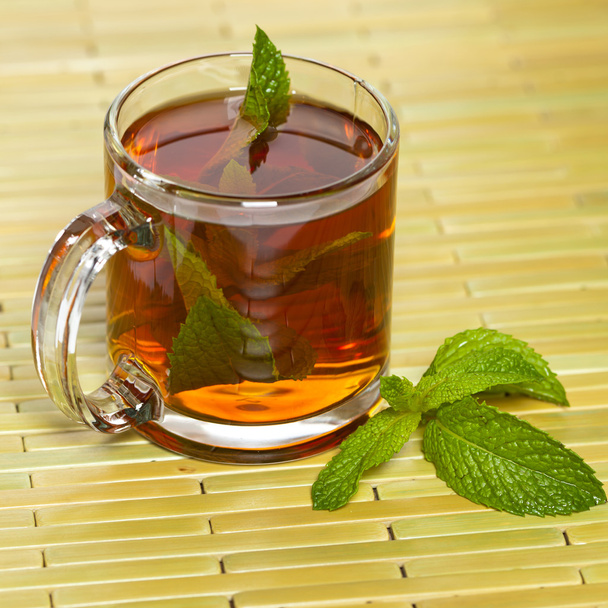 Τσάι Κύπελλο με μέντα - Φωτογραφία, εικόνα
