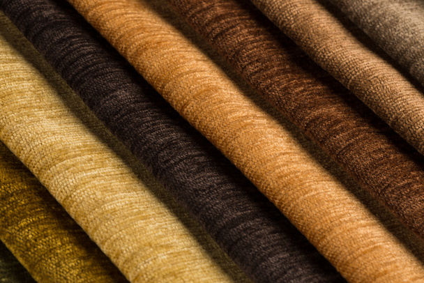 Multi color fabric texture samples - Φωτογραφία, εικόνα
