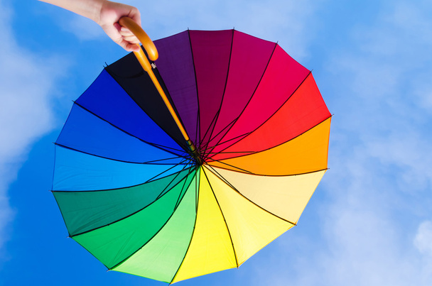 Веселка парасолька фону
 - Фото, зображення