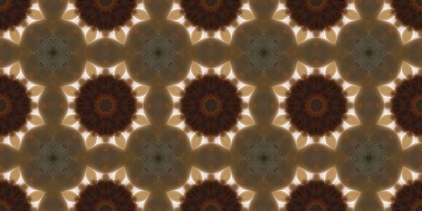 seamless pattern with abstract geometric shapes - Photo, Image