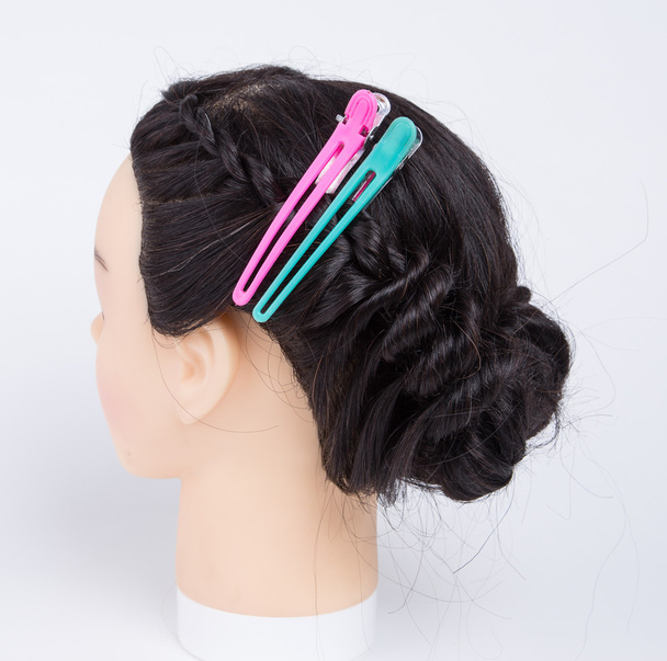 Hairpins on hairpiece - Photo, Image