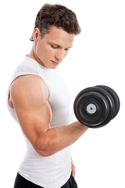Fit muscular man - Foto, afbeelding