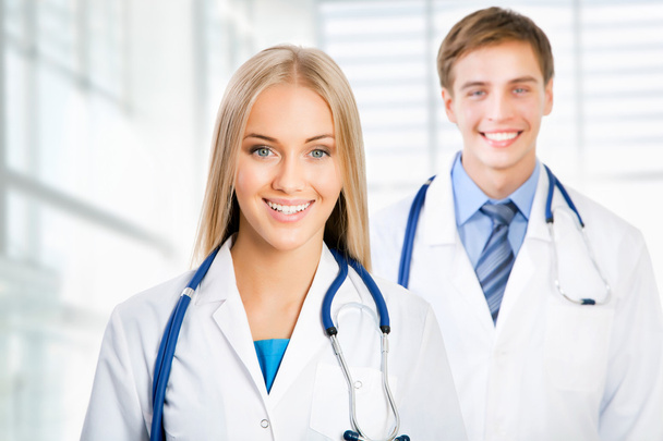 Female doctor with colleague - Foto, Imagem