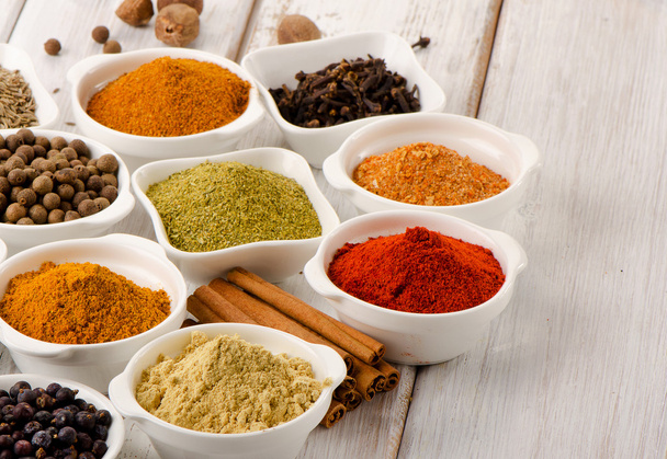 Assortment of spices - Foto, afbeelding