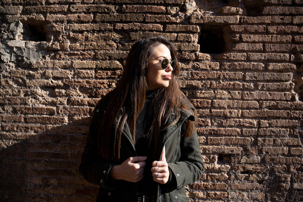 girl sightseeing in rome - Photo, Image
