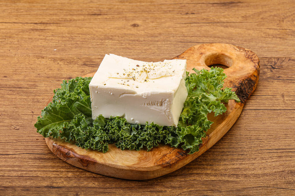 Tradizionale gustoso greco Feta morbido mattone formaggio - Foto, immagini