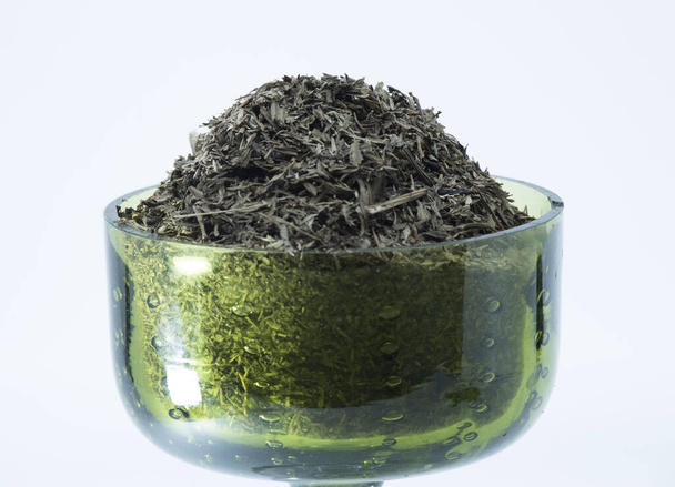 tea- és teakultúra, gyógyított vagy friss levelekből készült ital - Fotó, kép
