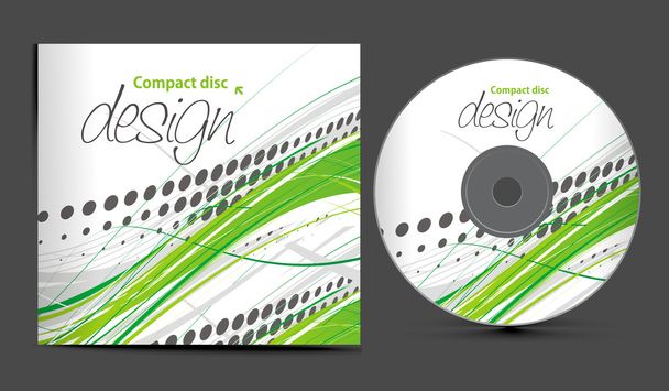 Cd cover design - Vector, Image