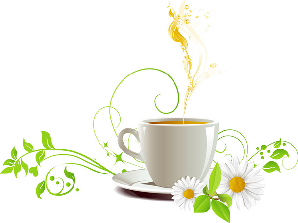Cap of tea. - Vecteur, image
