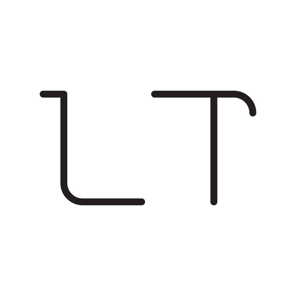 It ícone do logotipo do vetor letra inicial - Vetor, Imagem