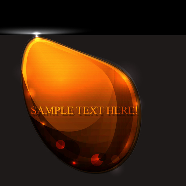 Orange abstract cloud - Вектор,изображение
