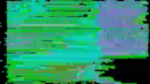 Casual data error futuristic cyberpunk glittering background. - Footage, Video