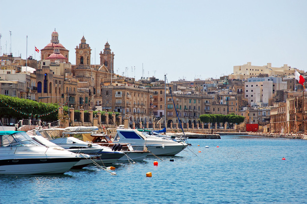 boot parkeren op het gozo. Malta - Foto, afbeelding