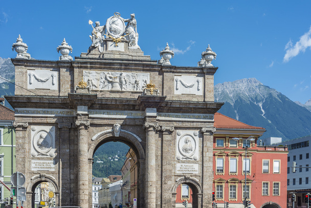 Vítězný oblouk v Innsbrucku, Rakousko. - Fotografie, Obrázek