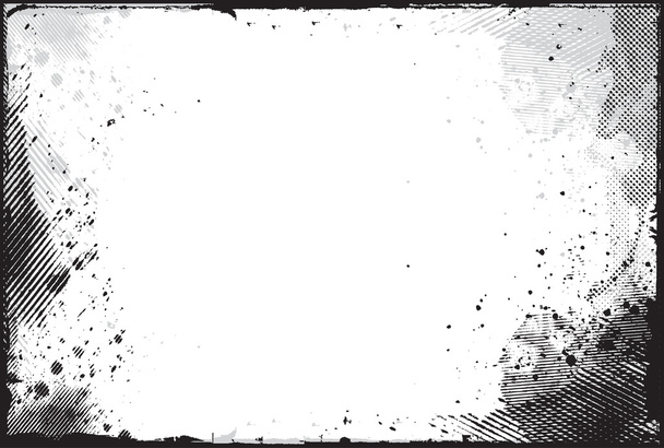 abstrakte Grunge-Grenze - Vektor, Bild