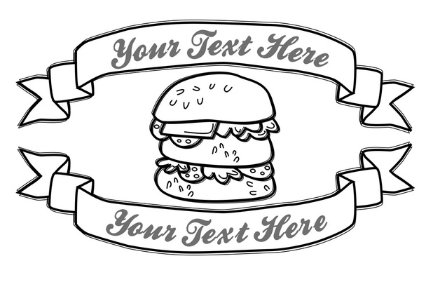 Piccolo hamburger
 - Vettoriali, immagini