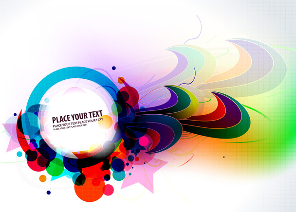 Abstract colorful banner design - Vector, Image
