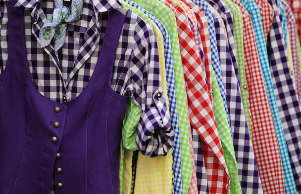 çeşitli renkli gömlek - Fotoğraf, Görsel