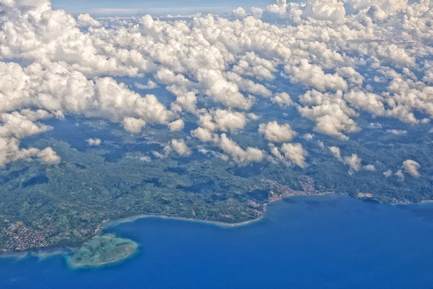 Endonezya sulawesi manado alan havadan görünümü - Fotoğraf, Görsel