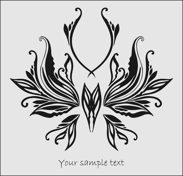 Absztrakt pillangó tervezés - Vektor, kép