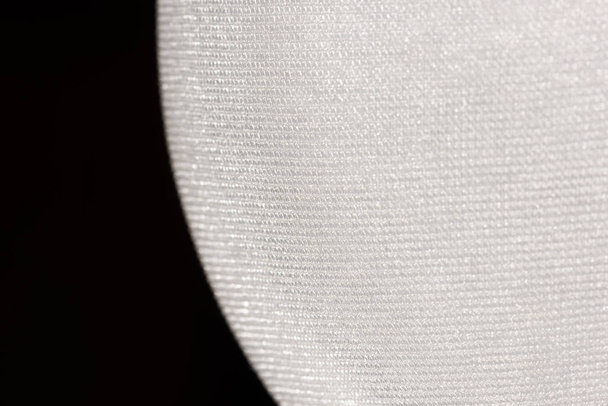 Detalles finos de material tejido blanco. - Foto, Imagen