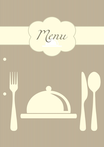 Vector. restaurant menu background - Vector, Image