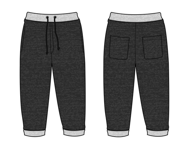 Vector illustration of Sweat casual pants - Vector, Image